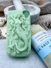 Load image into Gallery viewer, Sea Salt and Sea Glass Hidden Sea Glass Sea Salt Soap
