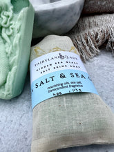 Load image into Gallery viewer, Sea Salt and Sea Glass Hidden Sea Glass Sea Salt Soap
